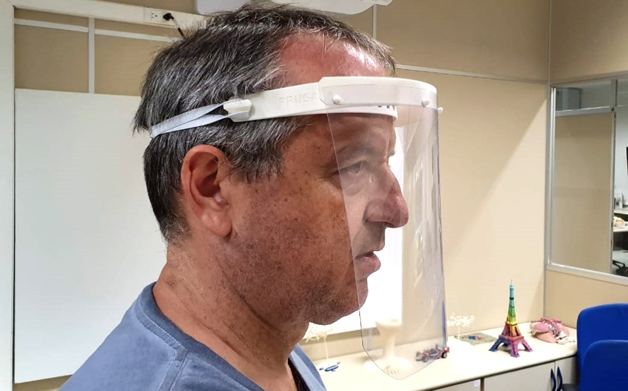CTI Renato Archer e BRAINN - covid-19 - mascaras impressora 3D