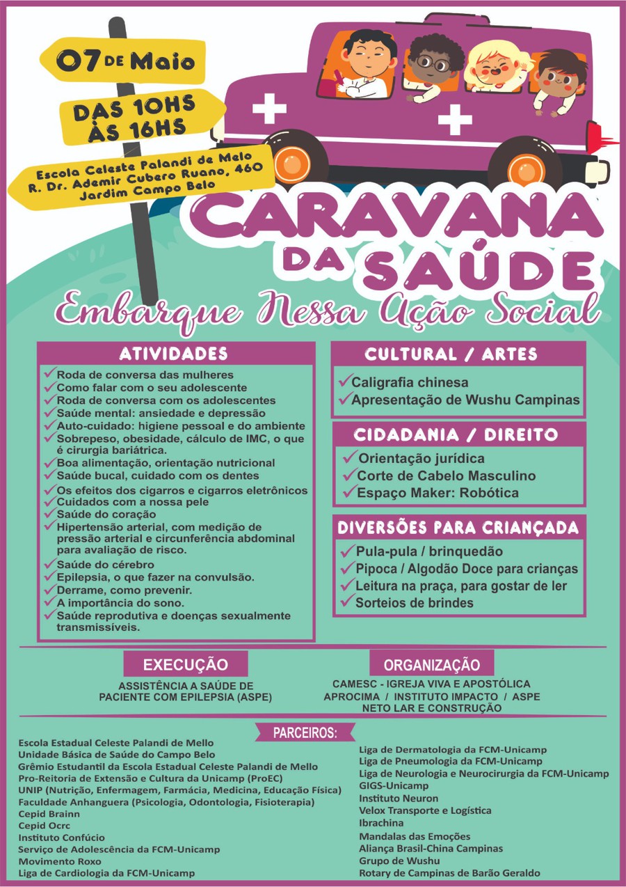 CEPID BRAINN - Divulgacao Caravana da Saude ASPE
